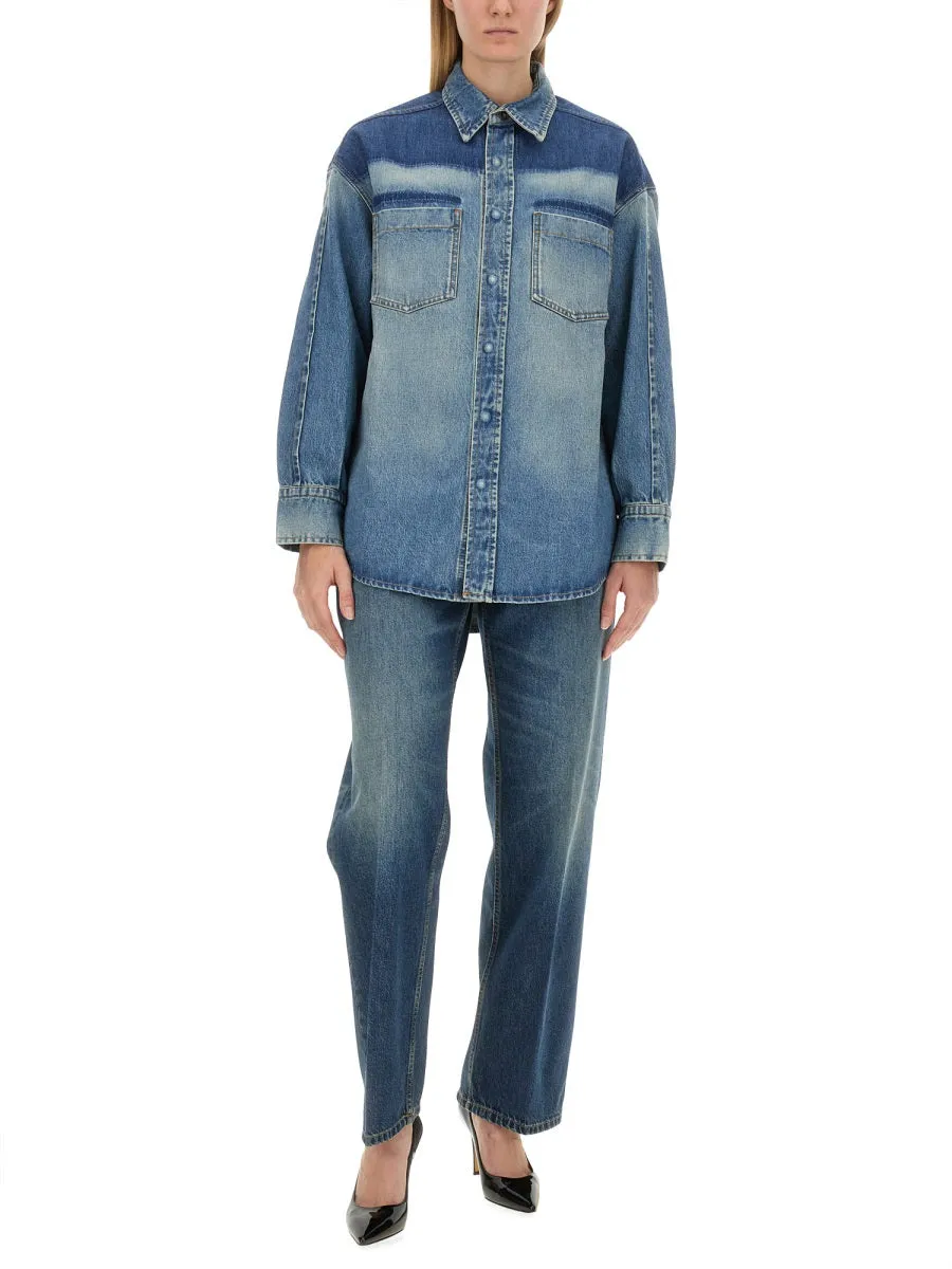 Denim Shirt sold by Wanan Luxury product image thumbnail 2