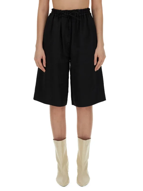 Wide Leg Bermuda Shorts made by Jil Sander