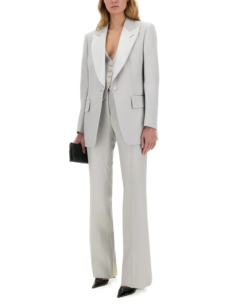 Wide Leg Tuxedo Tailored Pants sold by Wanan Luxury product image thumbnail 2