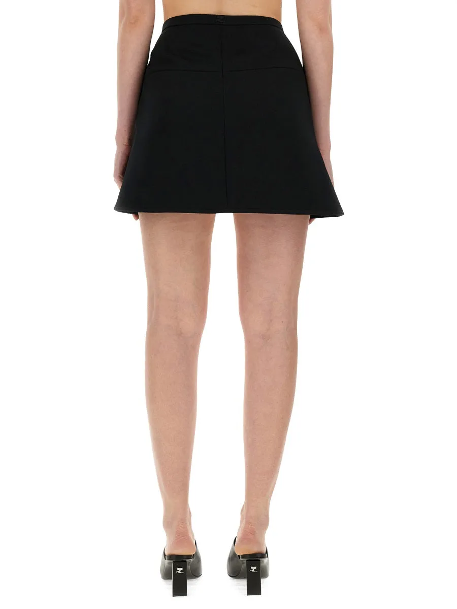 "Ellipse" Mini Skirt sold by Wanan Luxury product image thumbnail 3