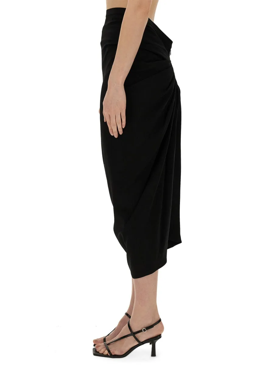 Skirt With Drape sold by Wanan Luxury product image thumbnail 4