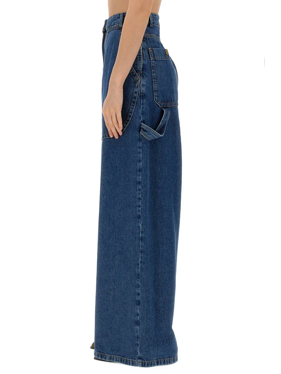 Jeans Wide Leg sold by Wanan Luxury product image thumbnail 4
