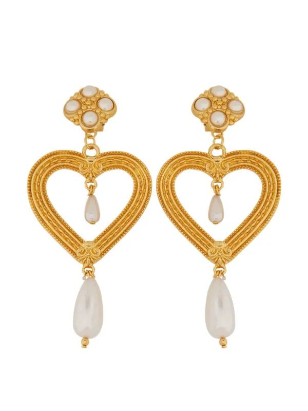 Earrings "Heart" sold by Wanan Luxury