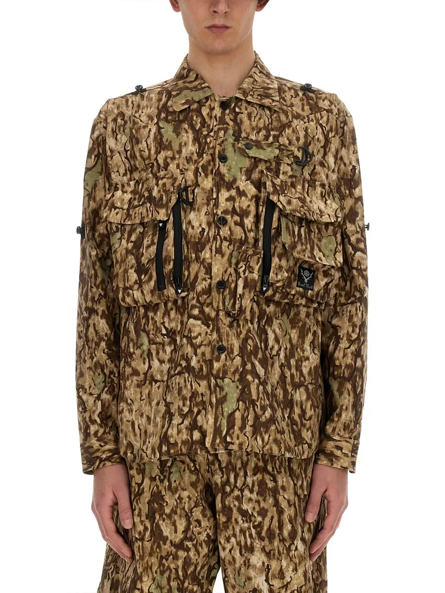 Camouflage Print Jacket sold by Wanan Luxury