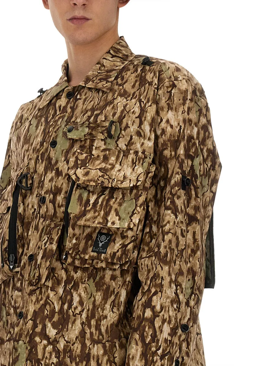 Camouflage Print Jacket sold by Wanan Luxury product image thumbnail 2