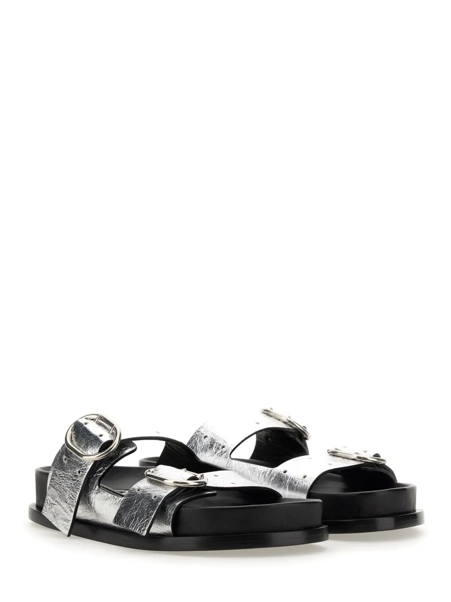 Leather Sandal With Buckle sold by Wanan Luxury product image thumbnail 2