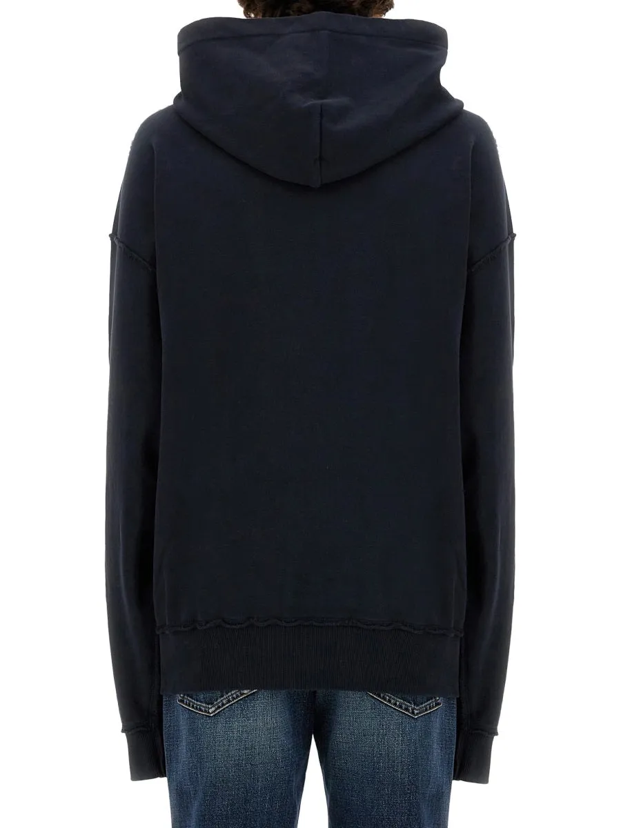 Sweatshirt With Navy Print sold by Wanan Luxury product image thumbnail 3