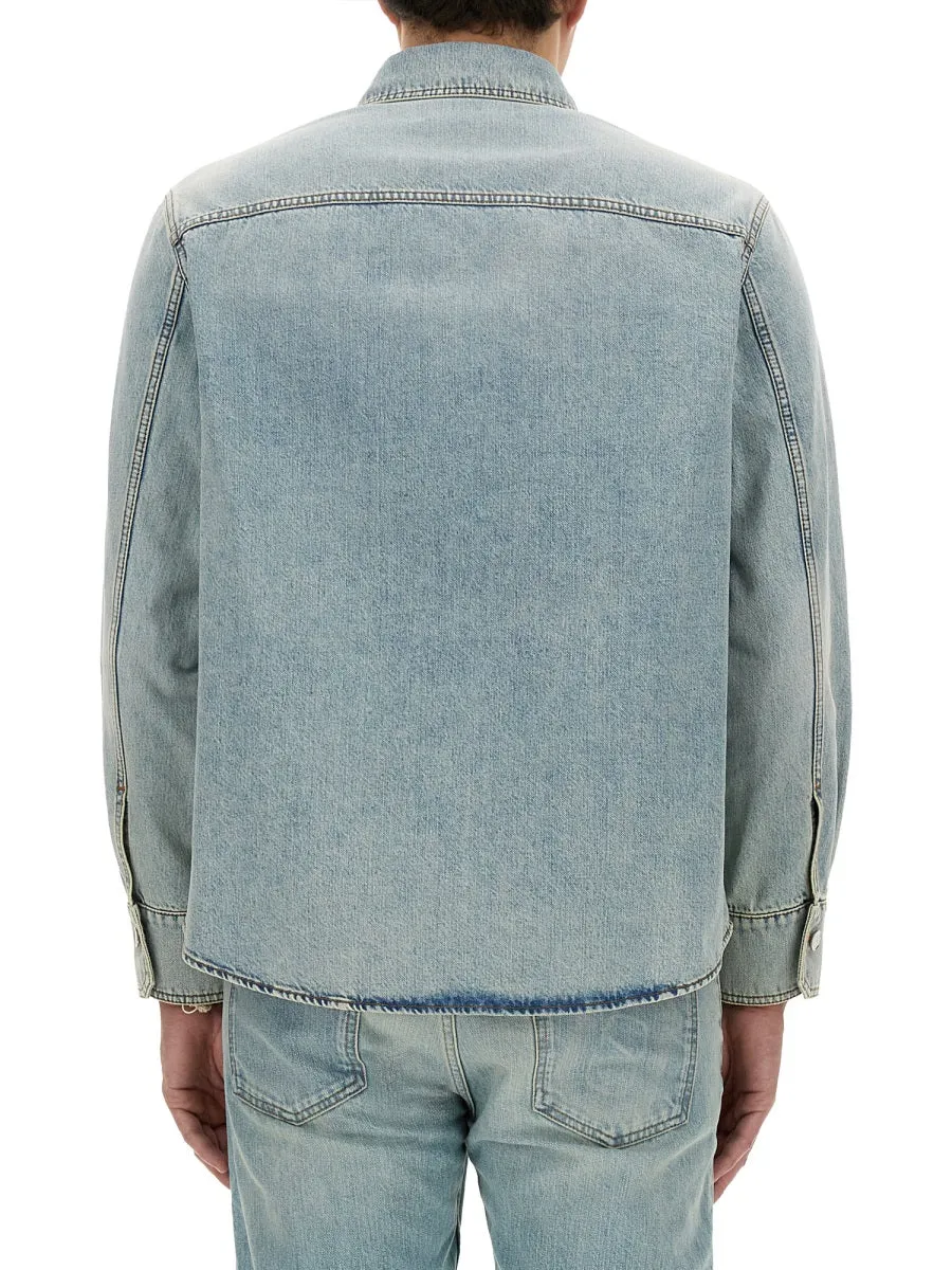 Denim Shirt sold by Wanan Luxury product image thumbnail 3