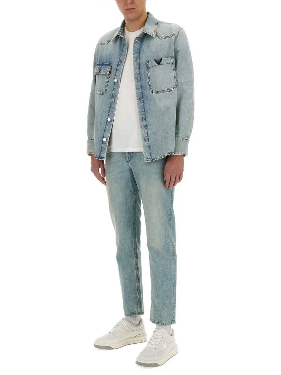 Denim Shirt sold by Wanan Luxury product image thumbnail 2
