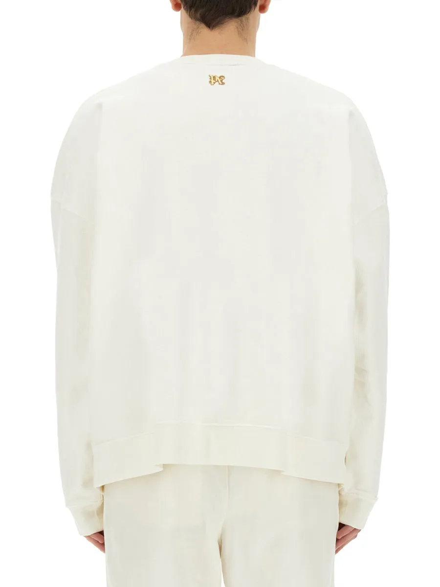 "Burning Monogram" Print Sweatshirt sold by Wanan Luxury product image thumbnail 3