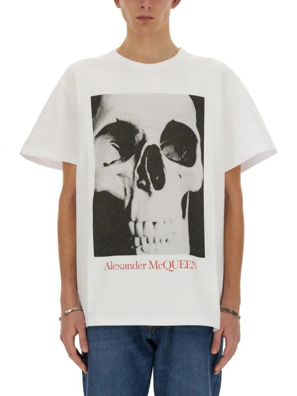 Skull Print T-Shirt sold by Wanan Luxury