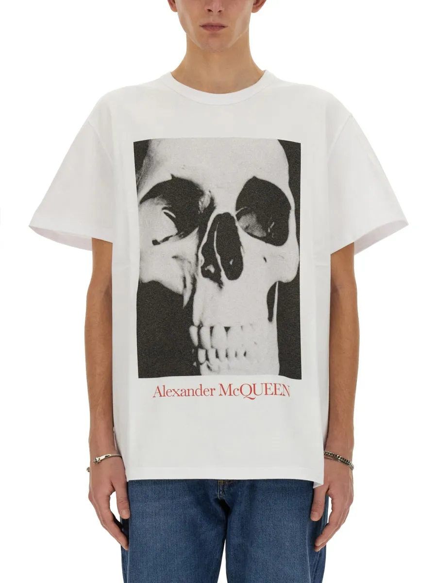 Skull Print T-Shirt sold by Wanan Luxury