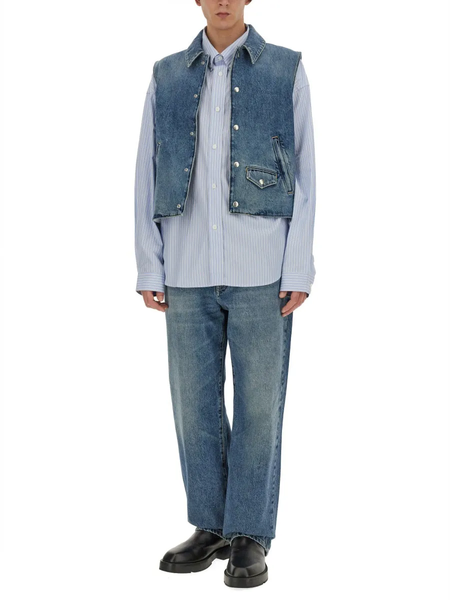Denim Vest sold by Wanan Luxury product image thumbnail 2