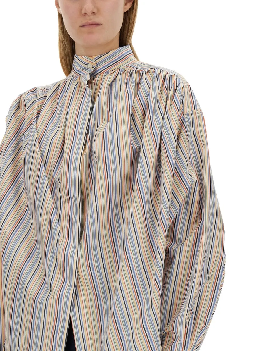 Blouse With Stripe Pattern sold by Wanan Luxury product image thumbnail 4