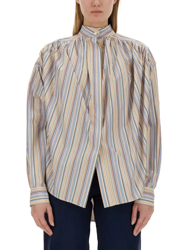 Blouse With Stripe Pattern sold by Wanan Luxury