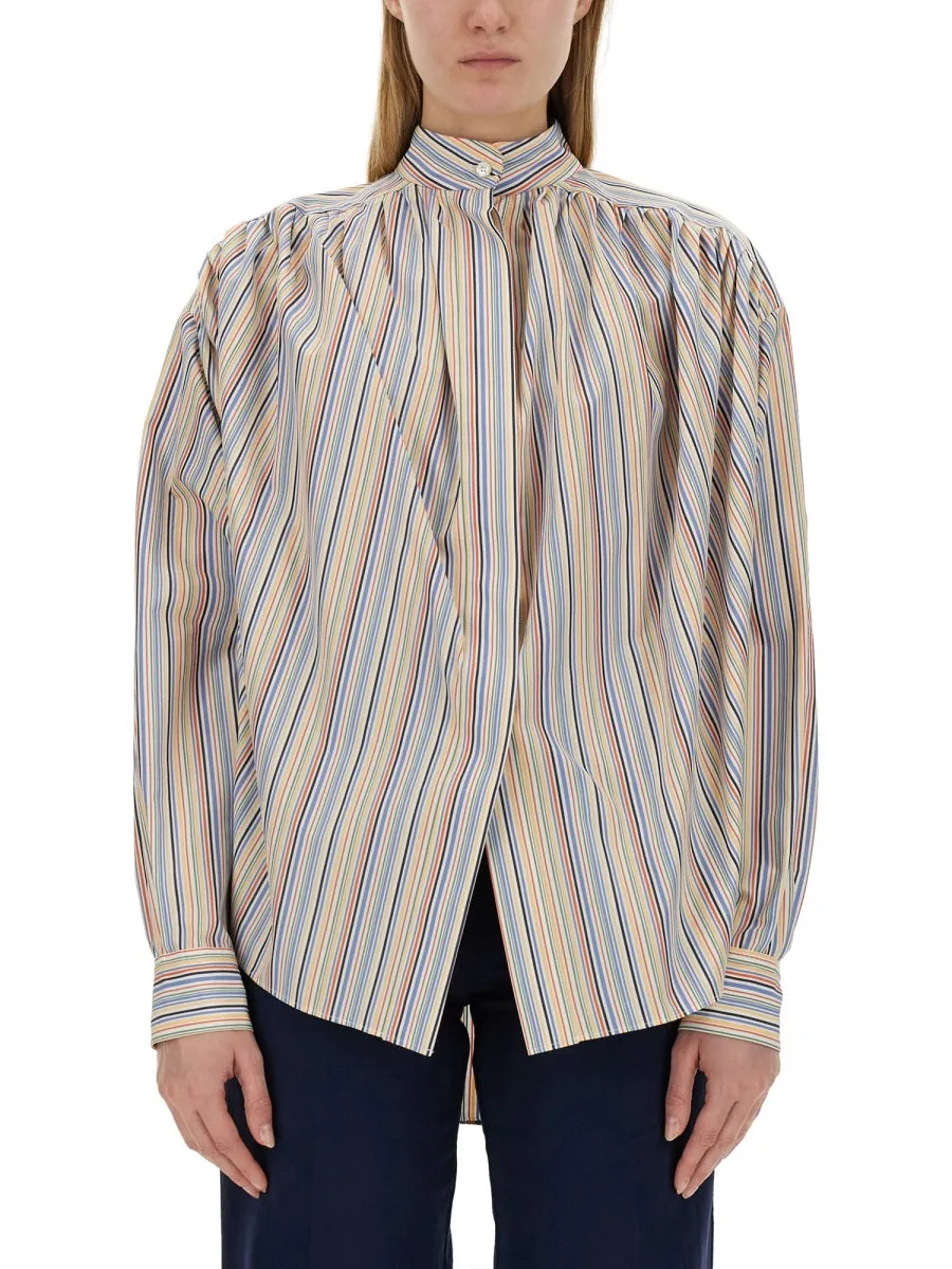 Blouse With Stripe Pattern sold by Wanan Luxury