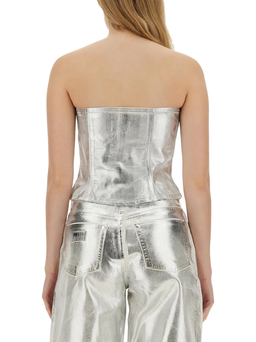 Denim Top sold by Wanan Luxury product image thumbnail 3