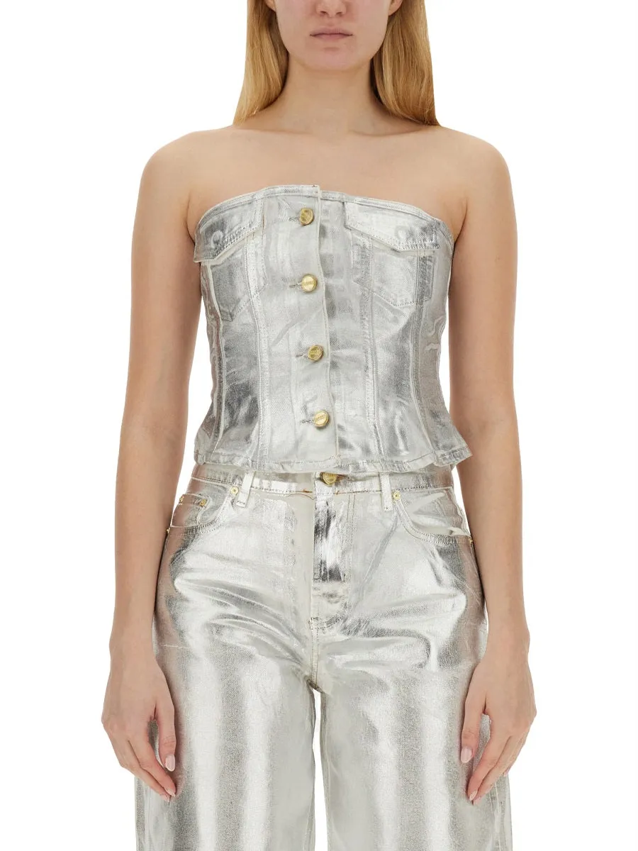 Denim Top sold by Wanan Luxury