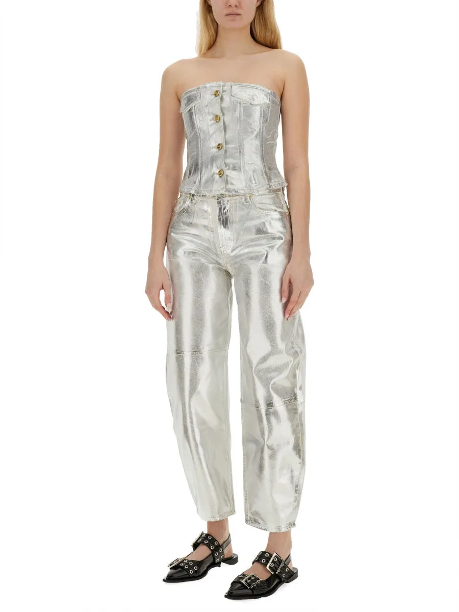 Denim Top sold by Wanan Luxury product image thumbnail 2