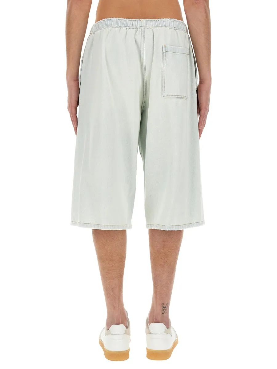 Denim Bermuda Shorts sold by Wanan Luxury product image thumbnail 3
