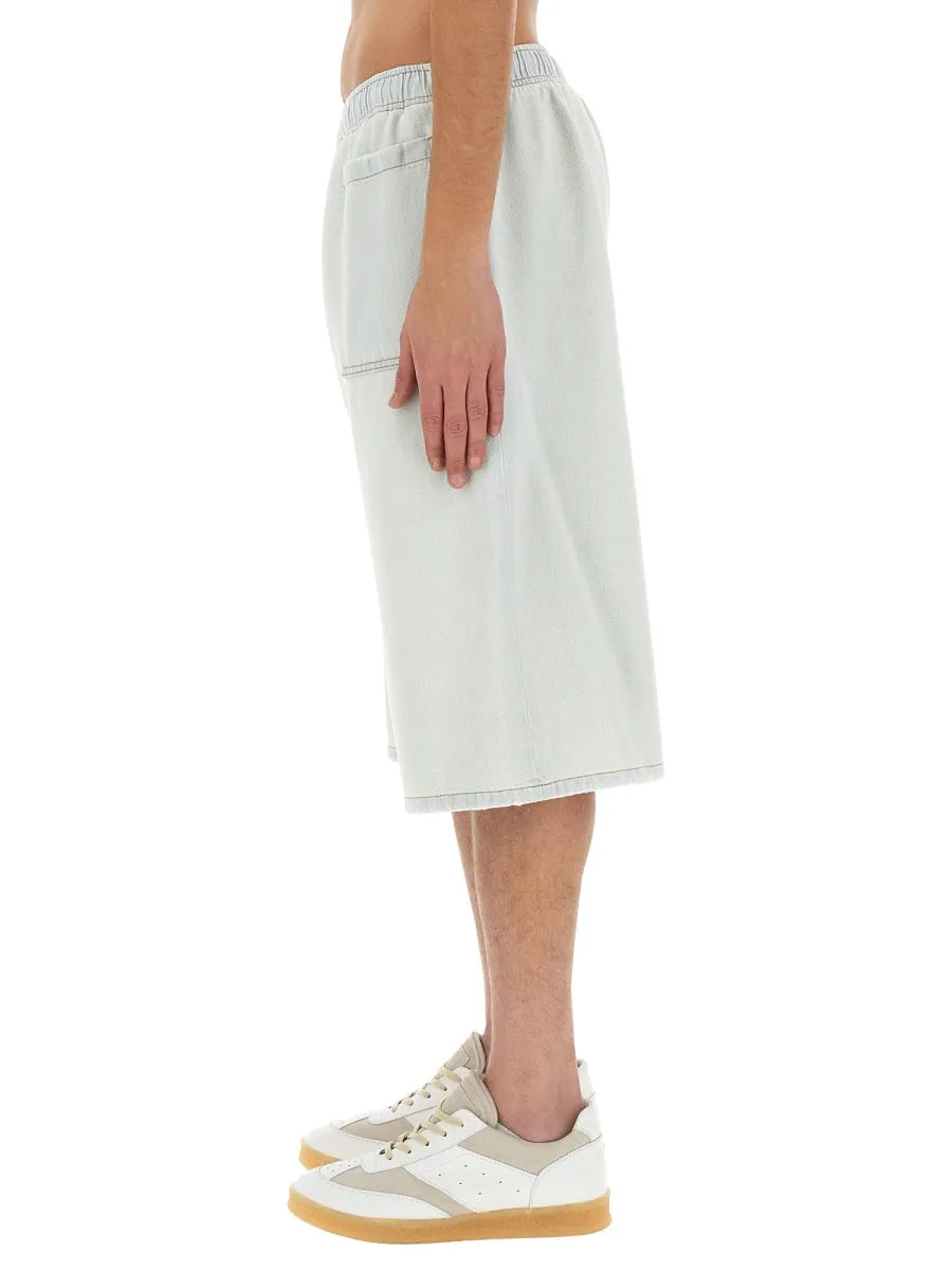 Denim Bermuda Shorts sold by Wanan Luxury product image thumbnail 4