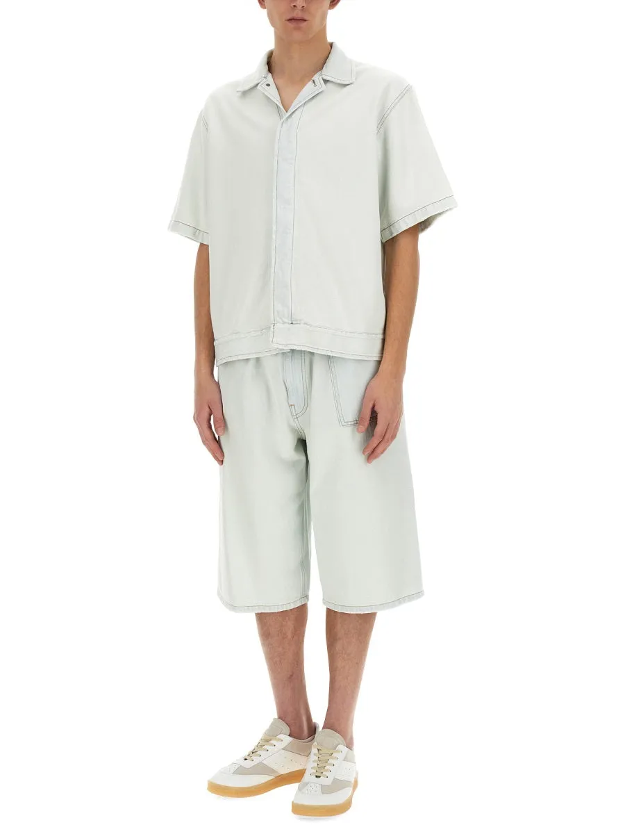 Denim Bermuda Shorts sold by Wanan Luxury product image thumbnail 2