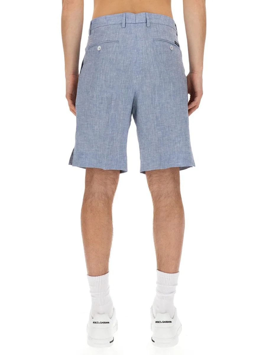 Linen Bermuda Shorts sold by Wanan Luxury product image thumbnail 4