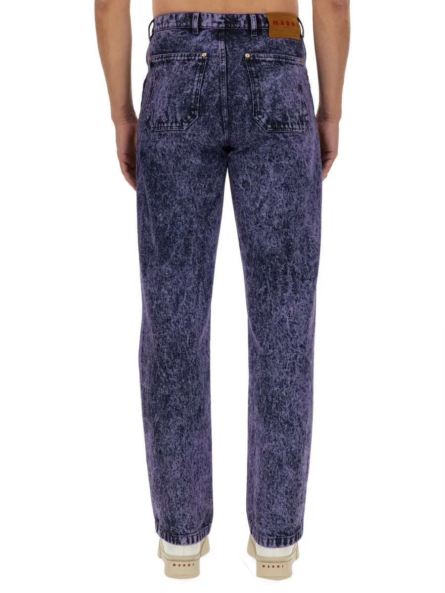 Marbled Effect Jeans sold by Wanan Luxury product image thumbnail 3