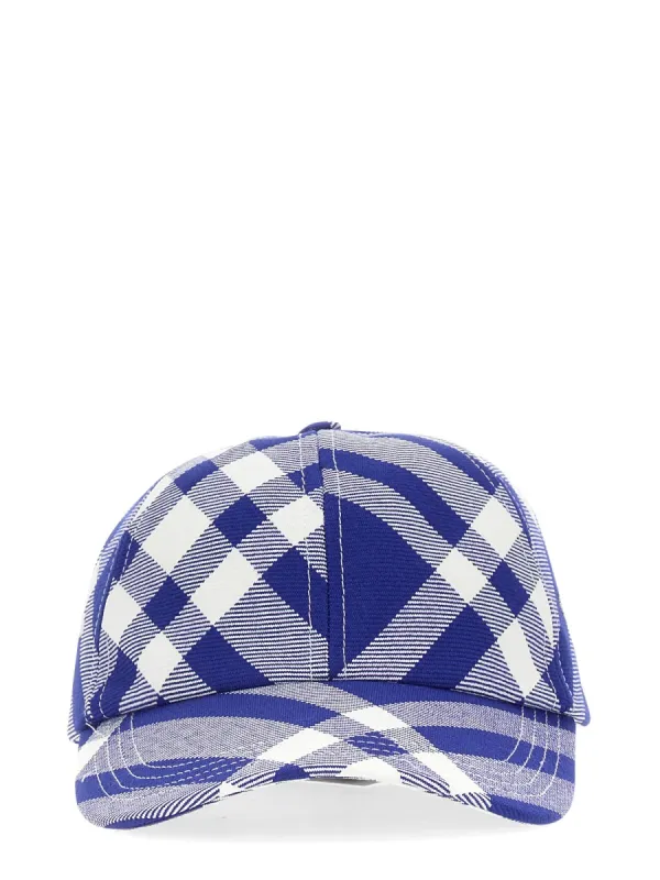 Baseball Cap With Tartan Pattern sold by Wanan Luxury