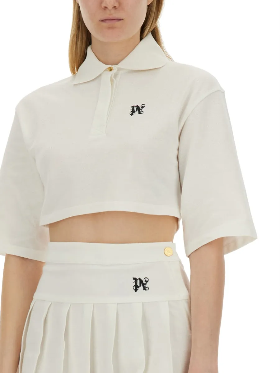 Monogram Cropped Polo Shirt sold by Wanan Luxury product image thumbnail 4