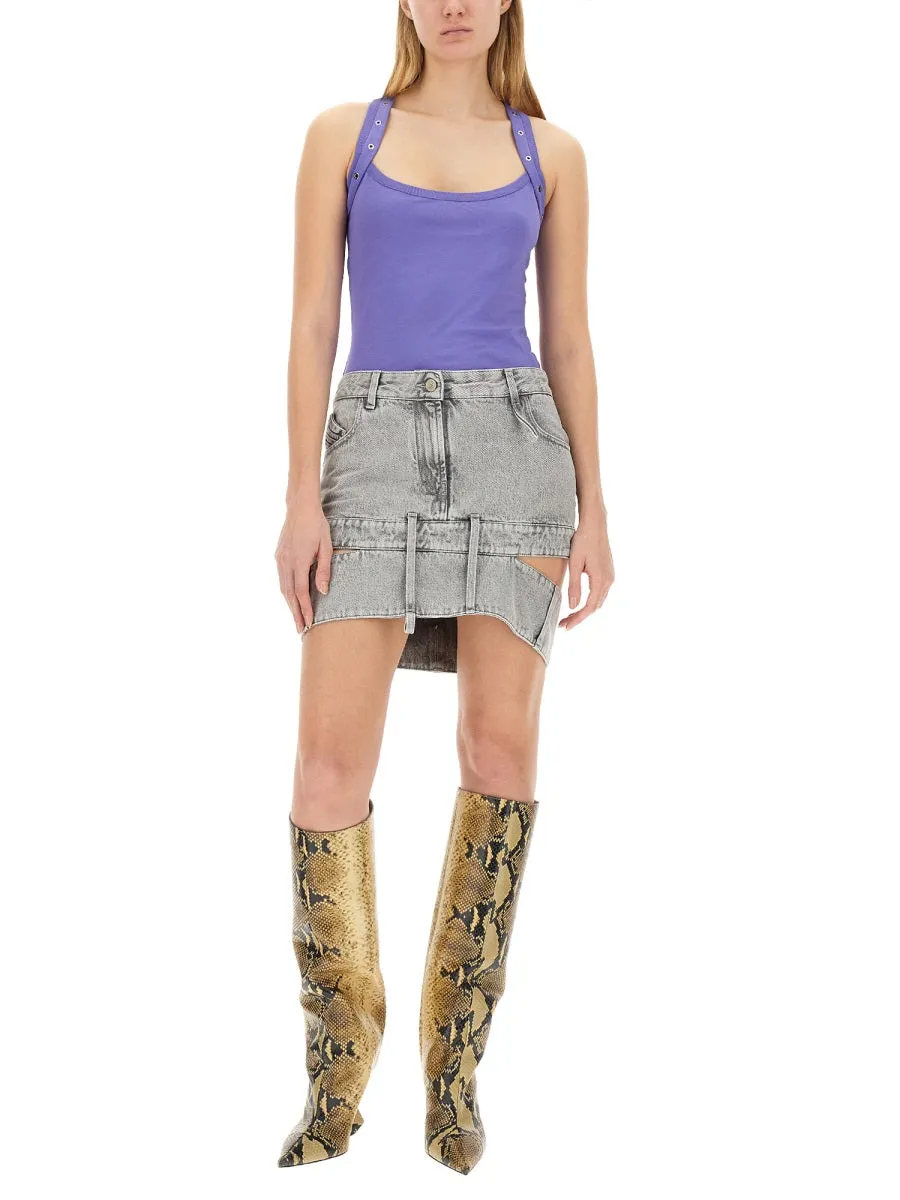 Denim Skirt sold by Wanan Luxury product image thumbnail 2