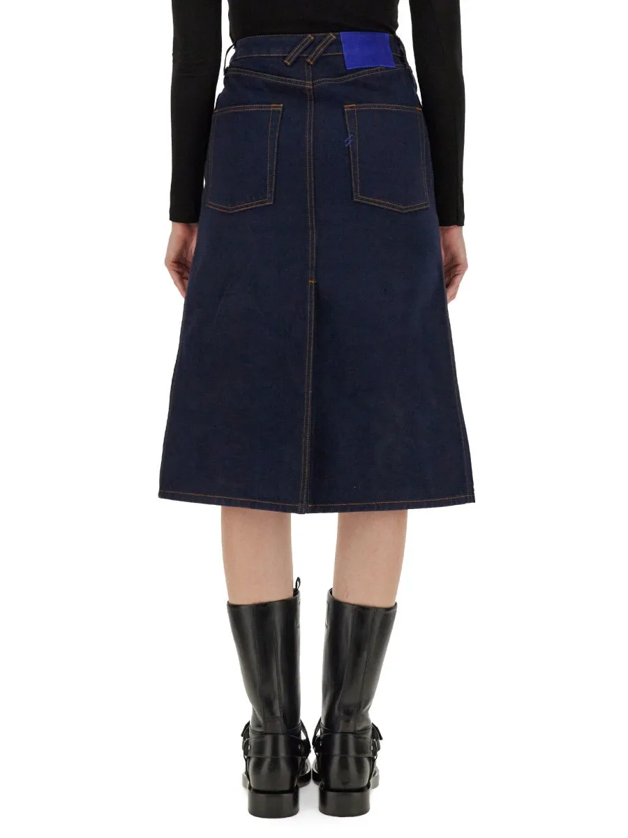 Denim Skirt sold by Wanan Luxury product image thumbnail 3