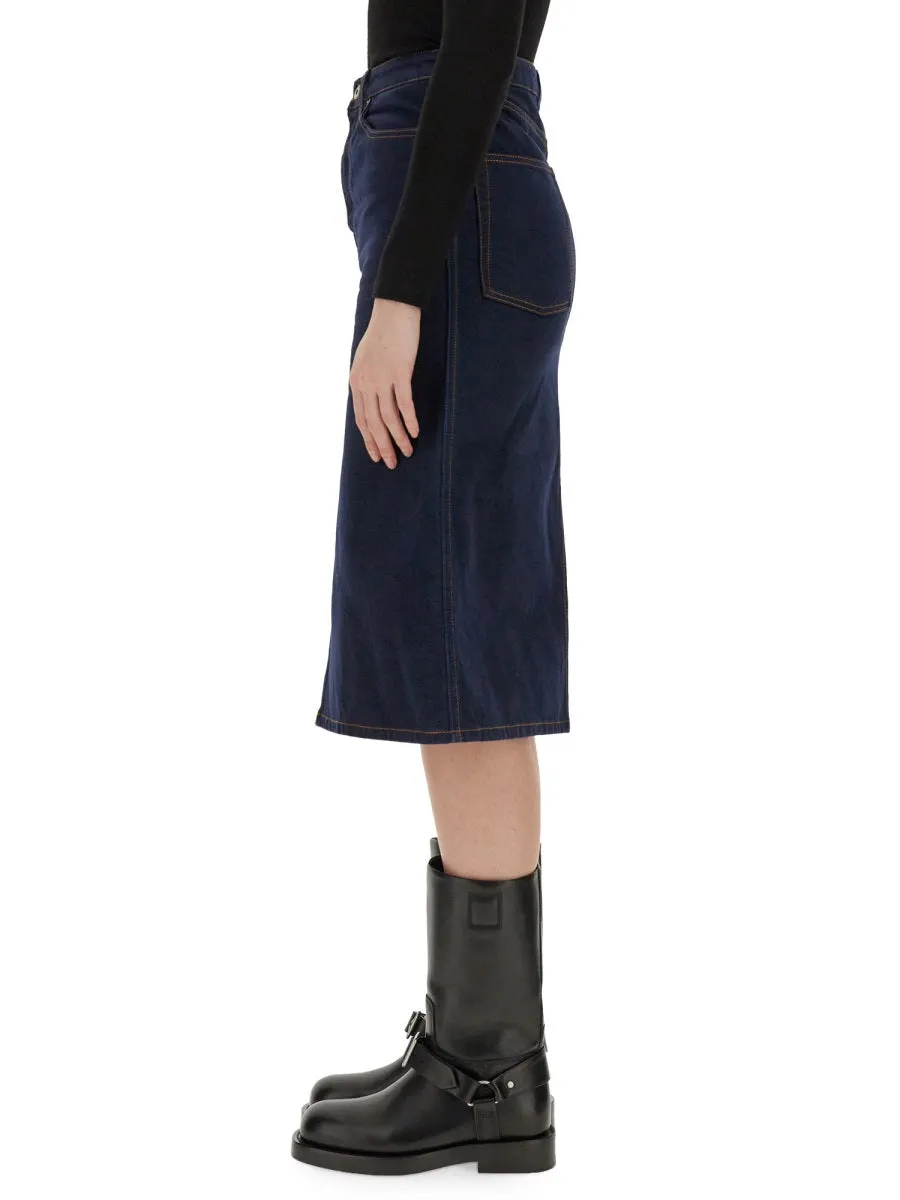 Denim Skirt sold by Wanan Luxury product image thumbnail 4