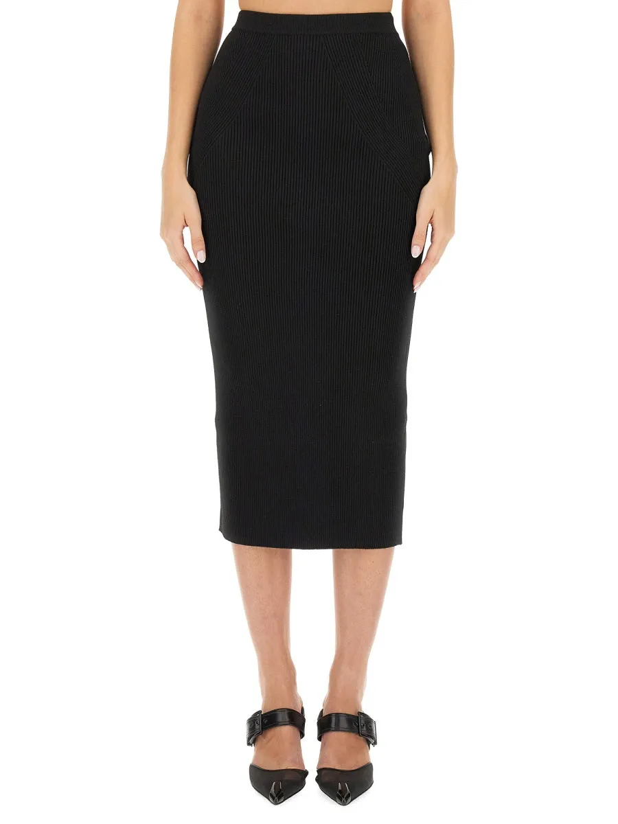 Knit Pencil Skirt sold by Wanan Luxury