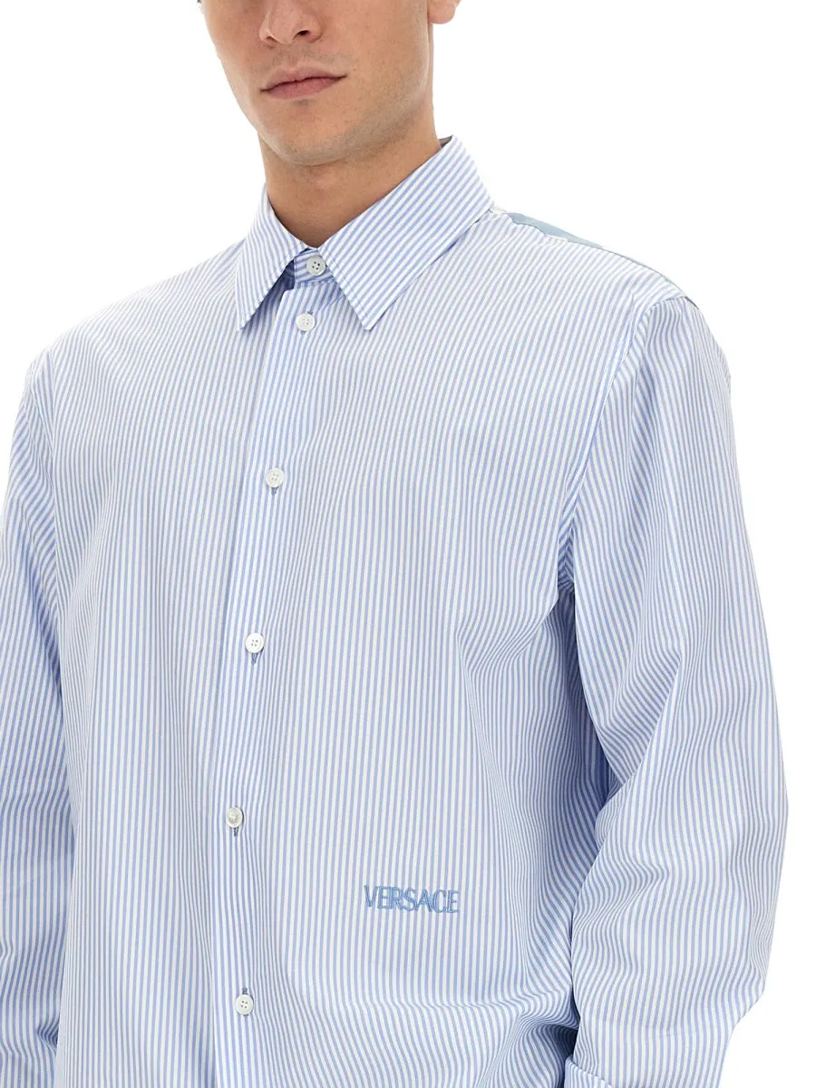 Seashell Baroque Striped Shirt sold by Wanan Luxury product image thumbnail 4