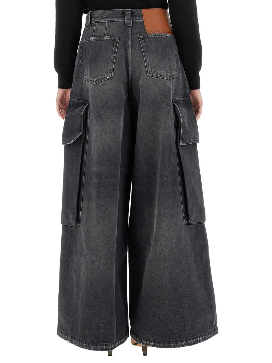 Wide Parachute Jeans sold by Wanan Luxury product image thumbnail 3
