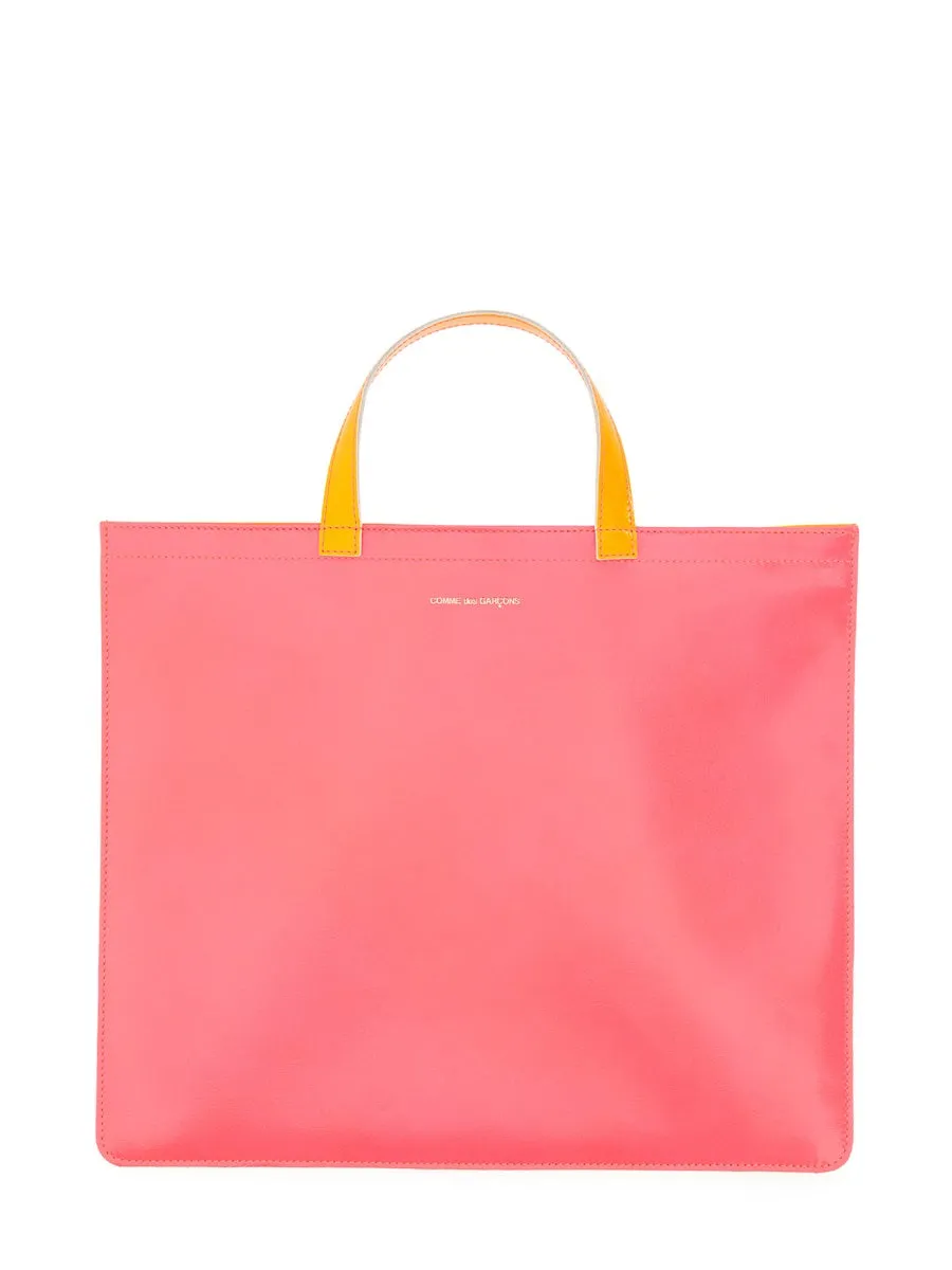 Super Fluo Leather Tote Bag sold by Wanan Luxury product image thumbnail 2