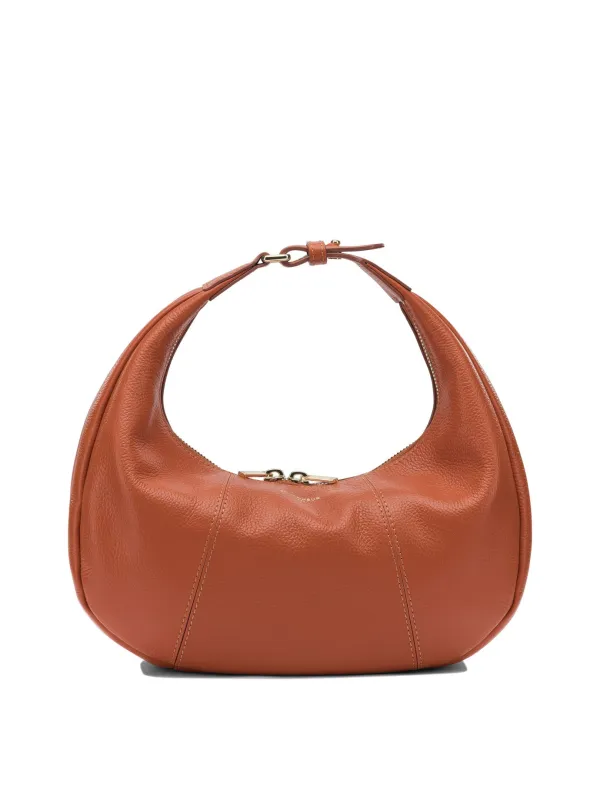 Shoulder Bags Orange made by Le Tanneur