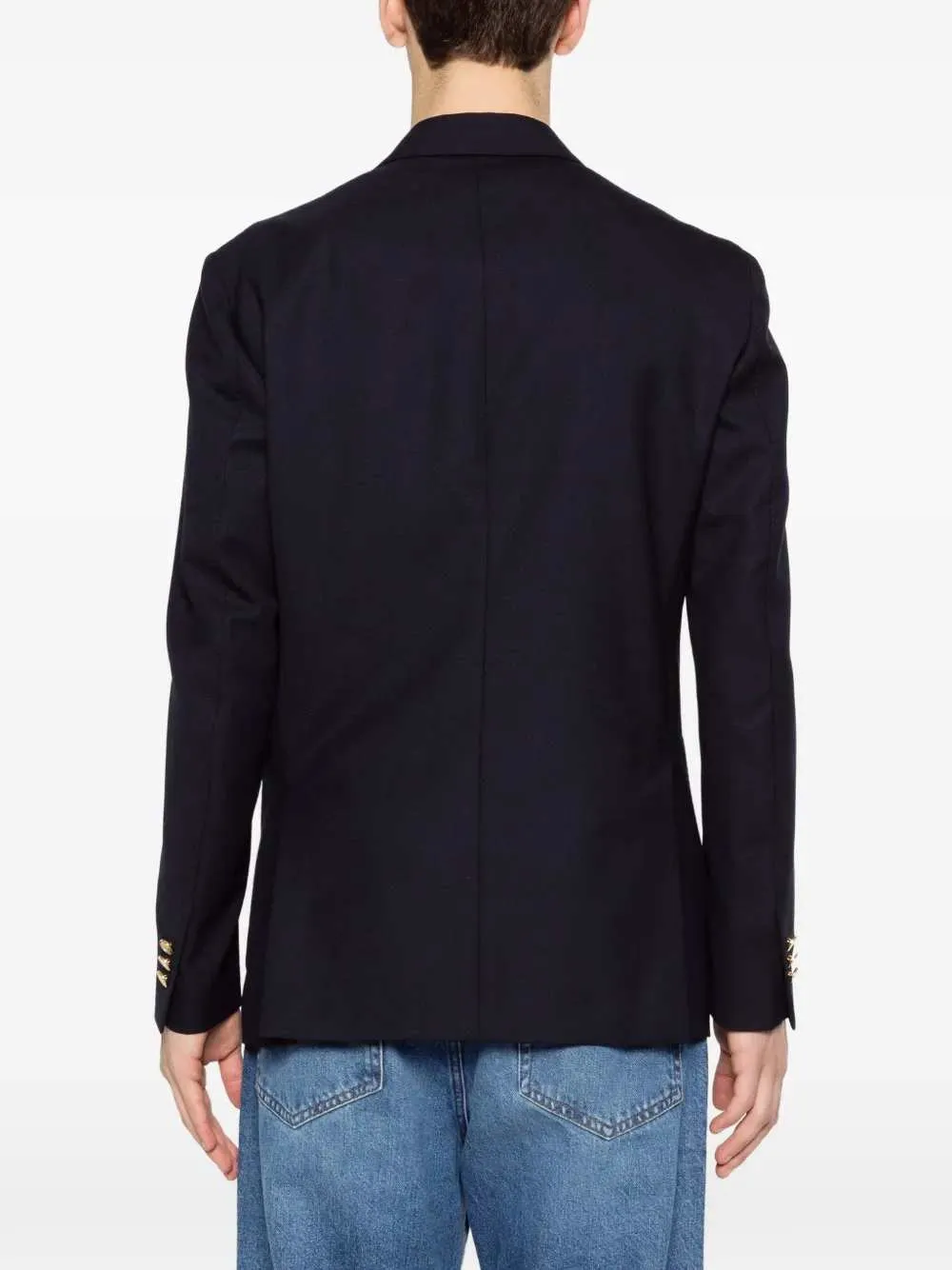 Gold-Tone Double-Breasted Blazer sold by Wanan Luxury product image thumbnail 4