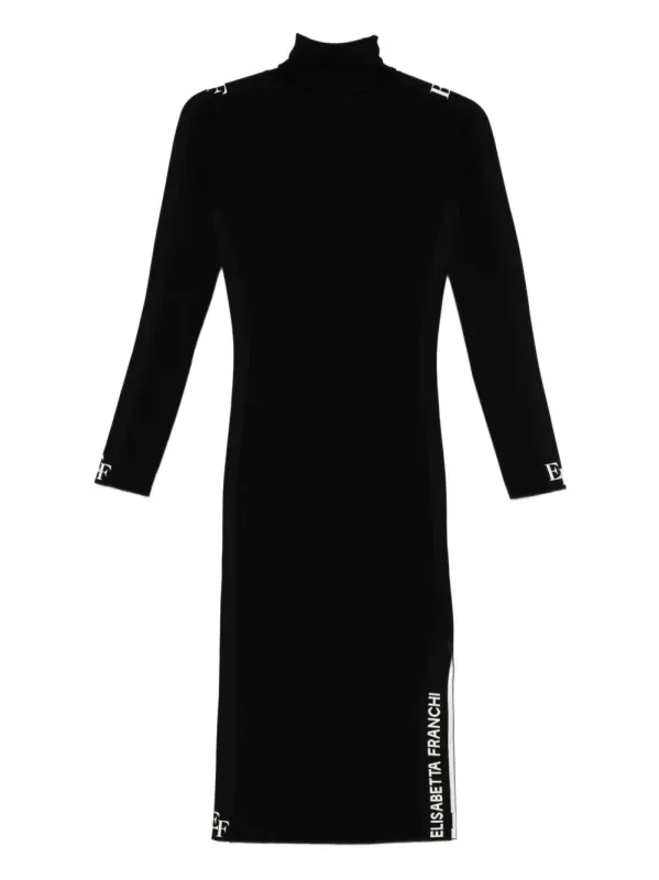 Knit Sheath Dress With Side Slit made by Wanan Luxury