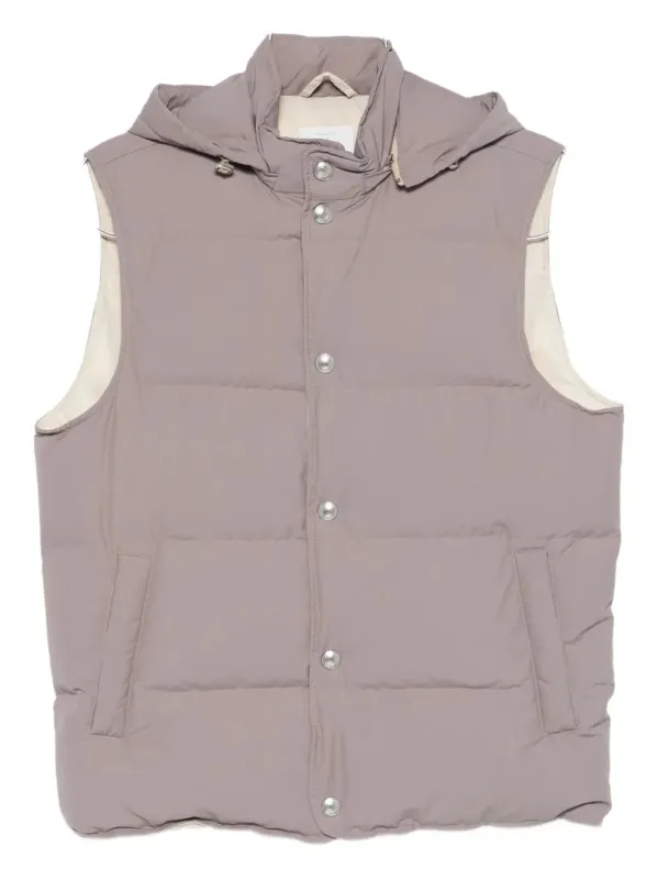 Hooded Vest made by Eleventy