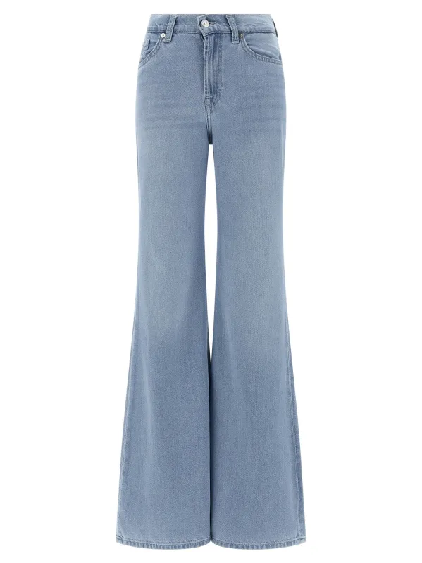 Retro Flare Hana Jeans Light Blue sold by Wanan Luxury