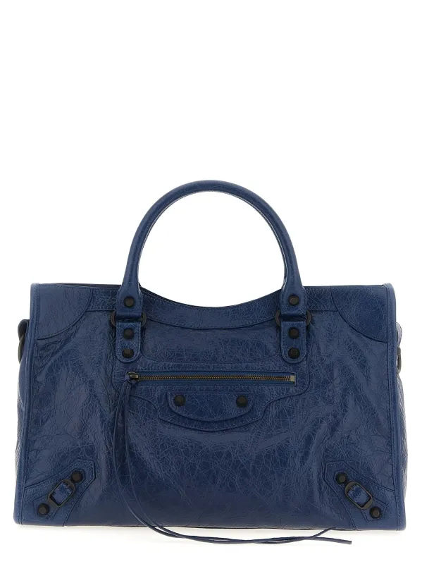 Le City Bag M Hand Bags Blue sold by Wanan Luxury