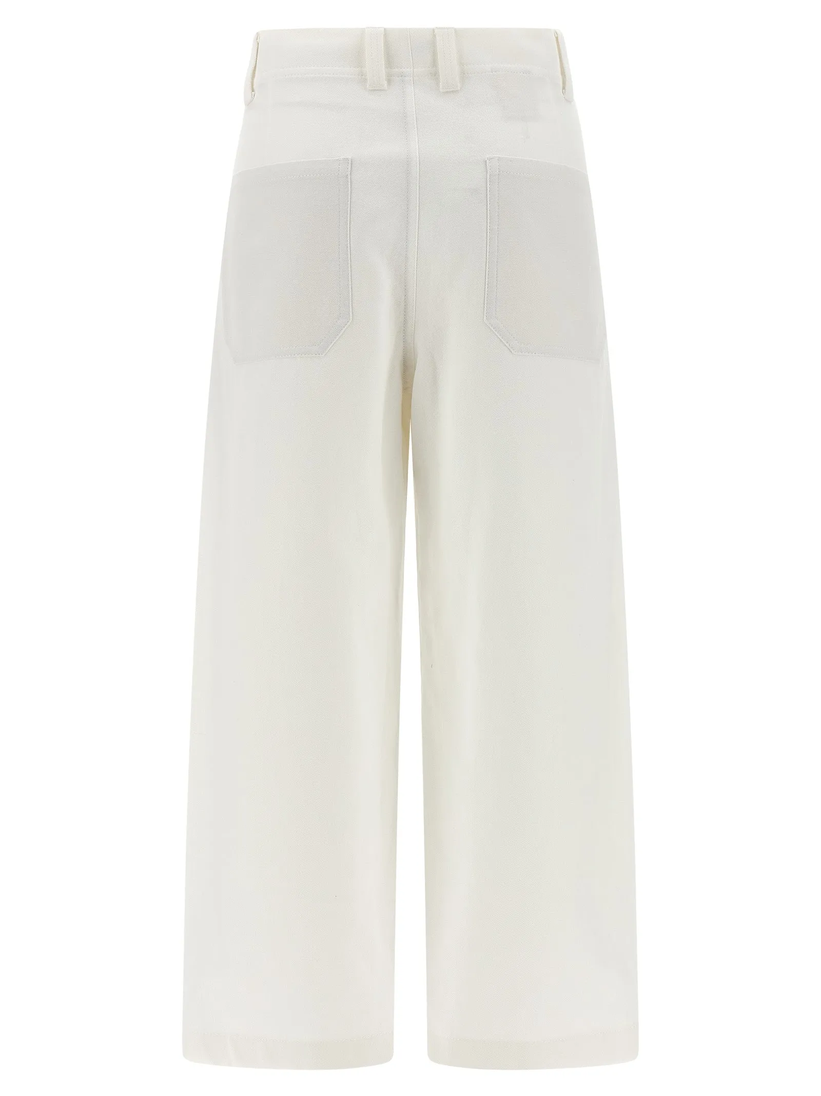 Chino Crop Pants White sold by Wanan Luxury product image thumbnail 2
