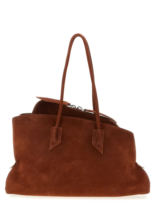 La Passeggiata Medium Shoulder Bags Brown sold by Wanan Luxury