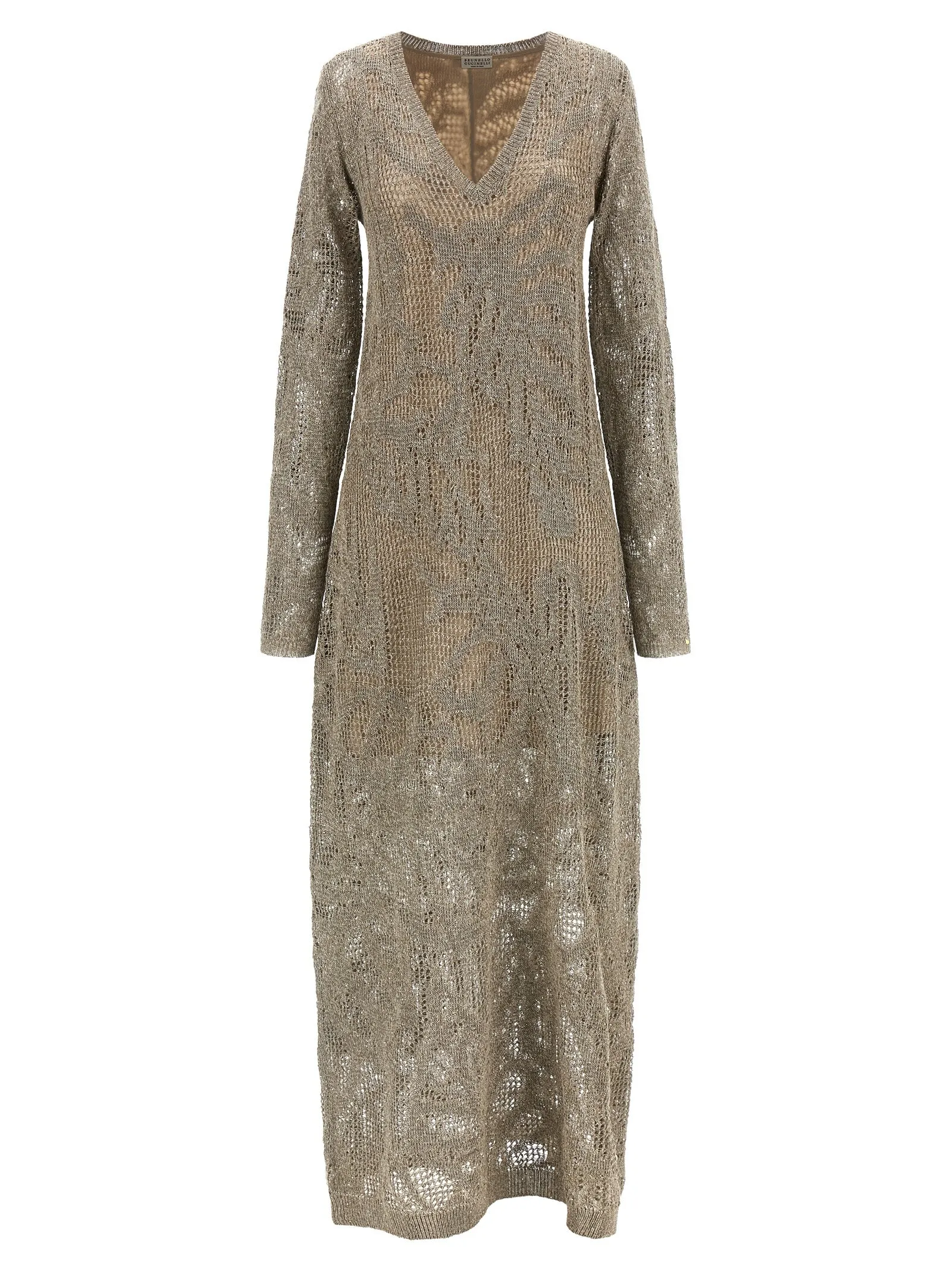 Micro Sequin Dress Dresses Beige sold by Wanan Luxury