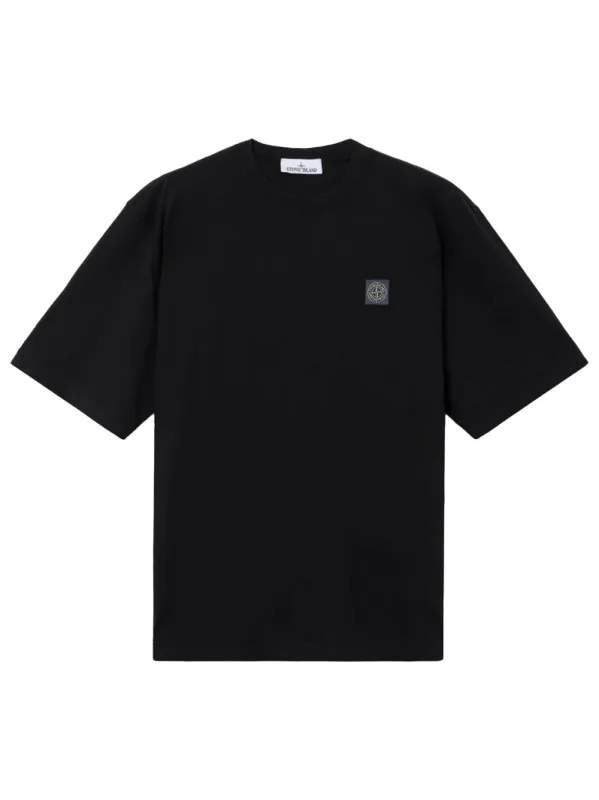 Compass Patch Cotton Jersey T-Shirt made by Stone Island