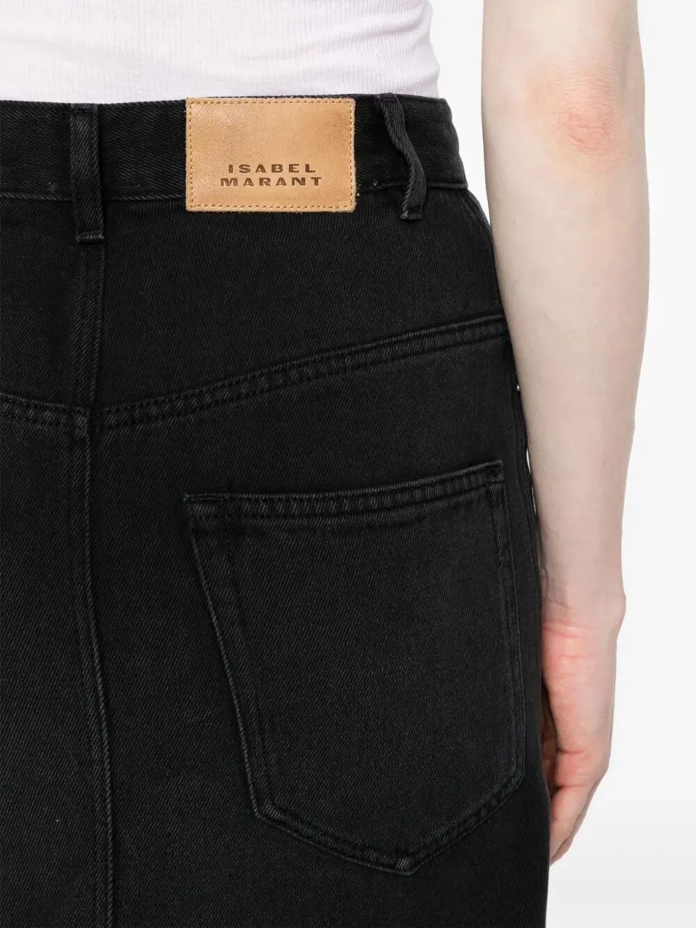 Tilauria Fine Denim Midi Skirt sold by Wanan Luxury product image thumbnail 4