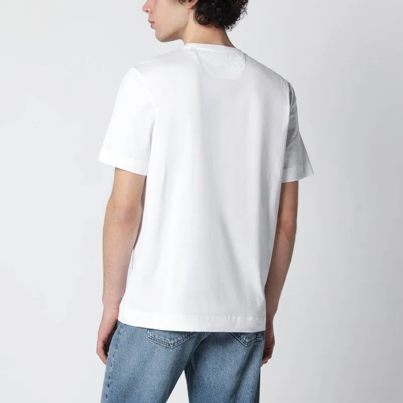 White T-Shirt With Embroidered Logo sold by Wanan Luxury product image thumbnail 2