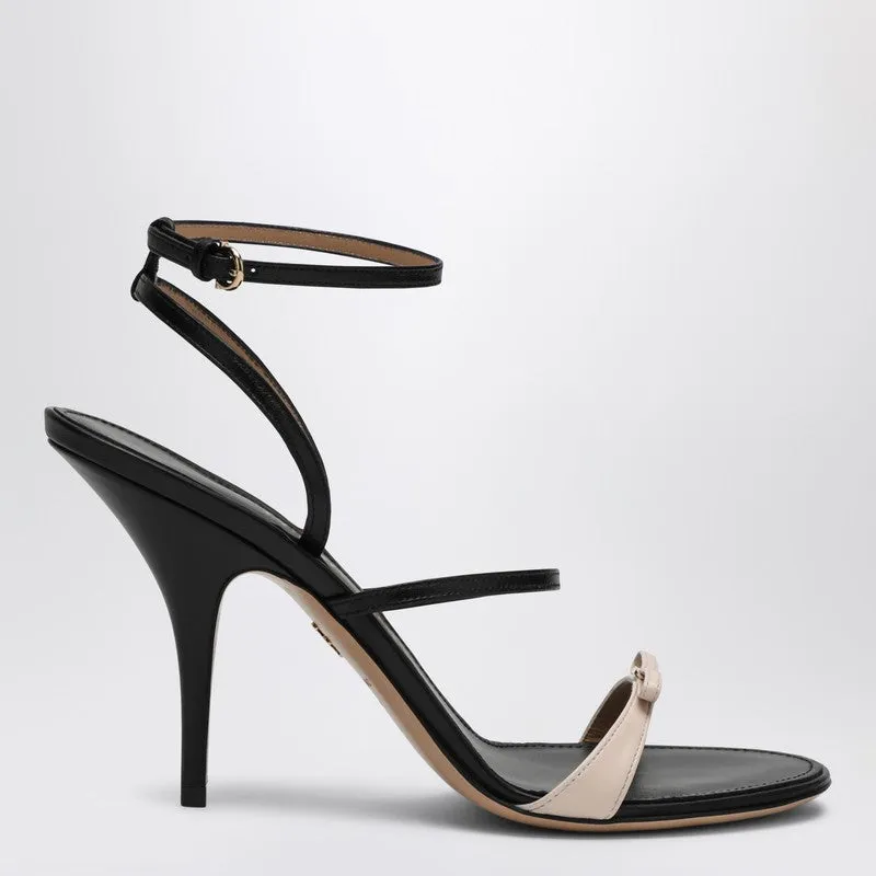 Ariel 95 Black/Nude High Heels made by Salvatore Ferragamo